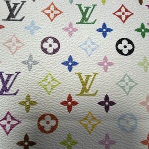 Louis Vuitton  Multi Monogram Vinyl For Crafting And Rep1acment  piece 12" X 12"